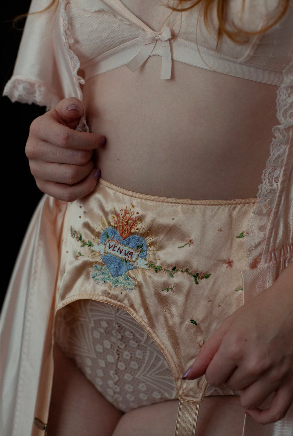 Sacred Heart of Venus Garter Belt